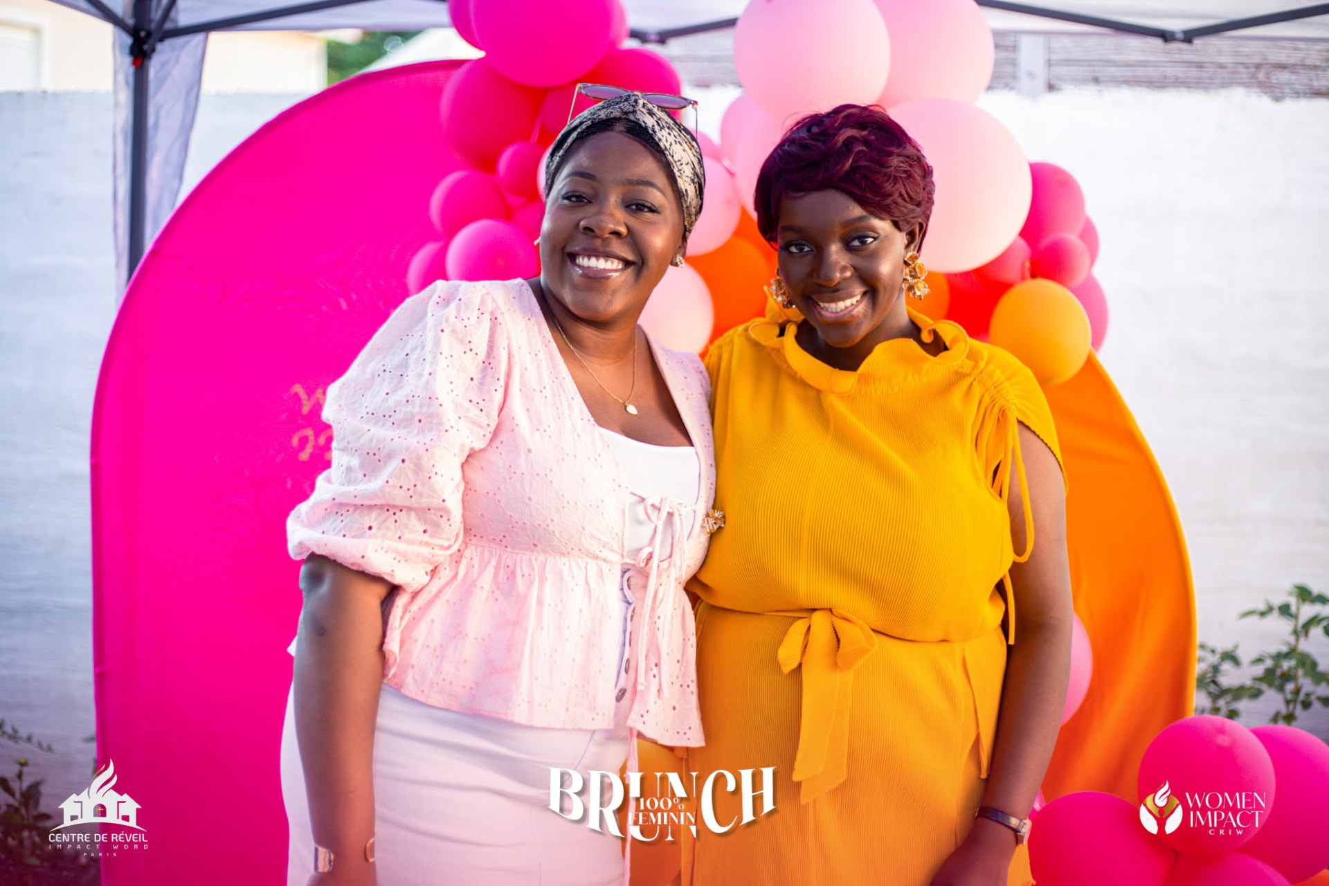 Duo de sourires au Brunch 100% Féminin